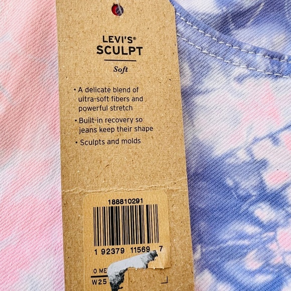 👖 Levi's Sculpt 711 High Rise Skinny Jeans | Size 24 (XS) |NWT | $45 - Picture 7 of 7
